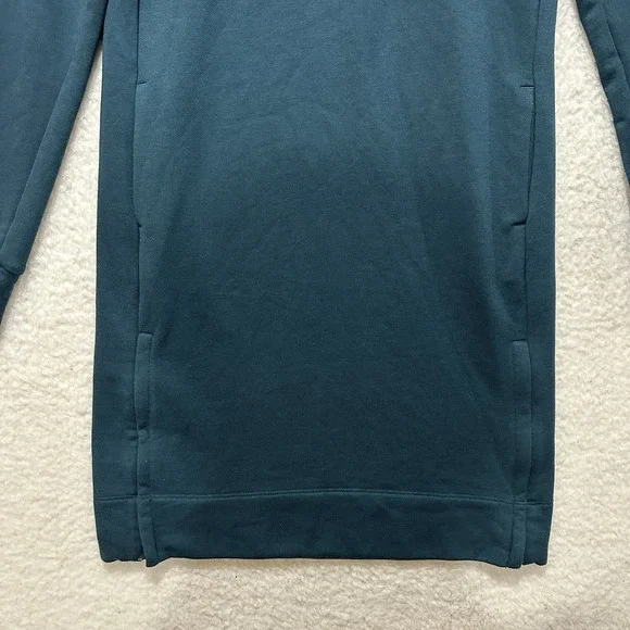 Athleta Crosstown Track Dress 1/4 Zip Long Sleeve Stripes Women's Size XS Green‎ - Picture 7 of 16